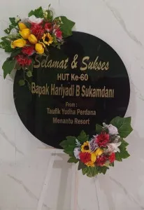 Papan Akrilik Ucapan Ulang Tahun Lembata